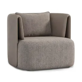 Elio Swivel Barrel Chair